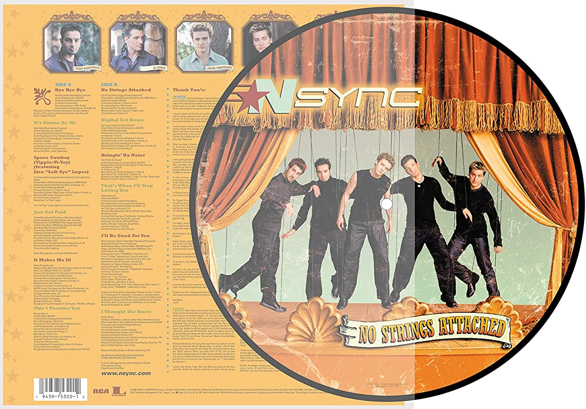 米LP NSYNC No Strings Attached  19439753201 RCA /00260 Amazon.com: NSYNC - No Strings Attached Exclusive Limited