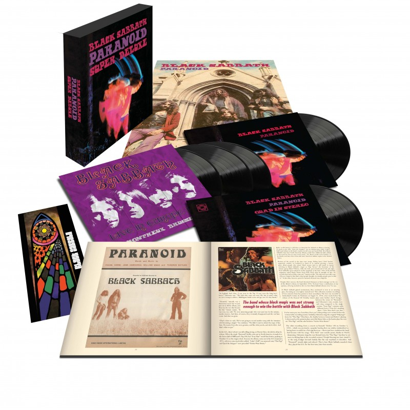 「BLACK SABBATH - Paranoid SUPER DELUXE」 Black Sabbath Paranoid 50th Anniversary Super Deluxe Edition 5LP