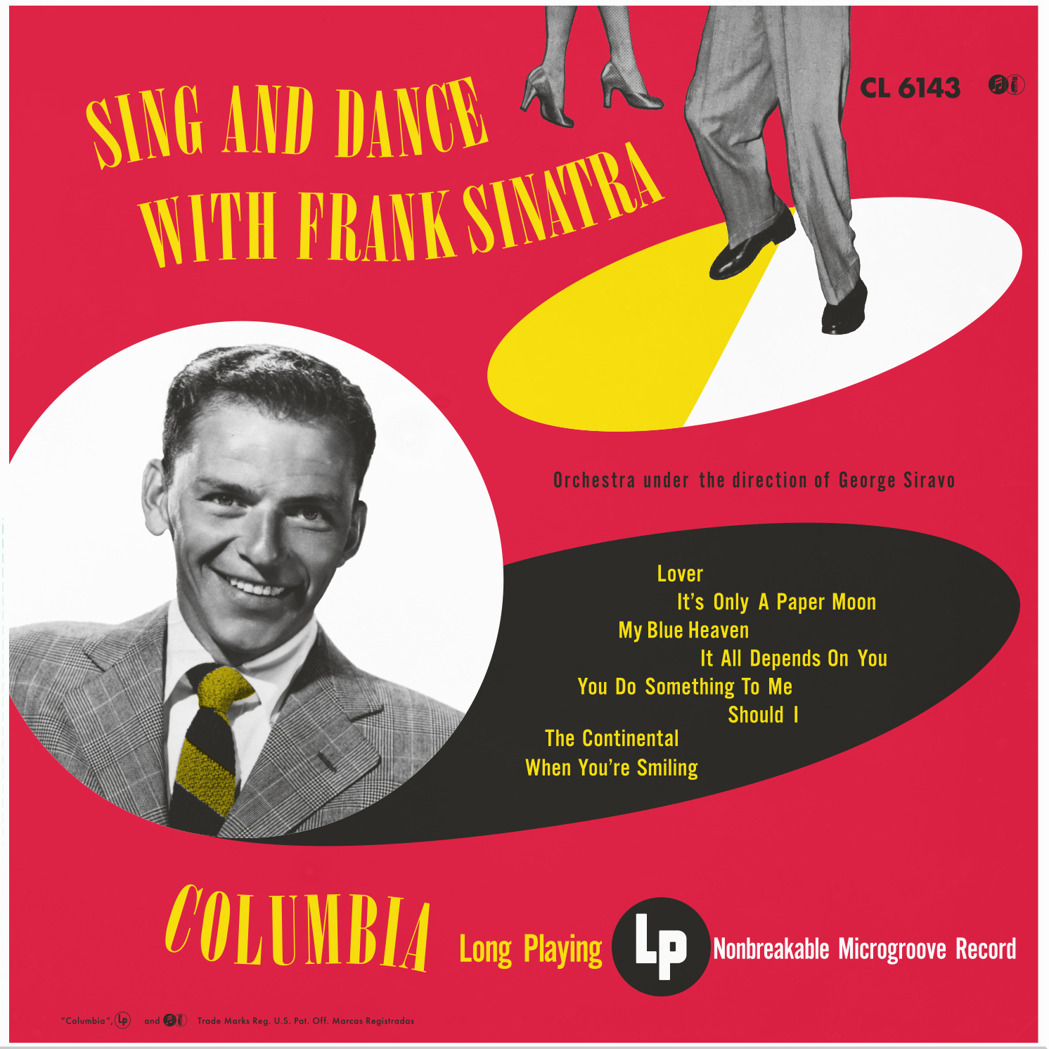 Frank Sinatra Sing and Dance with Frank Sinatra Numbered