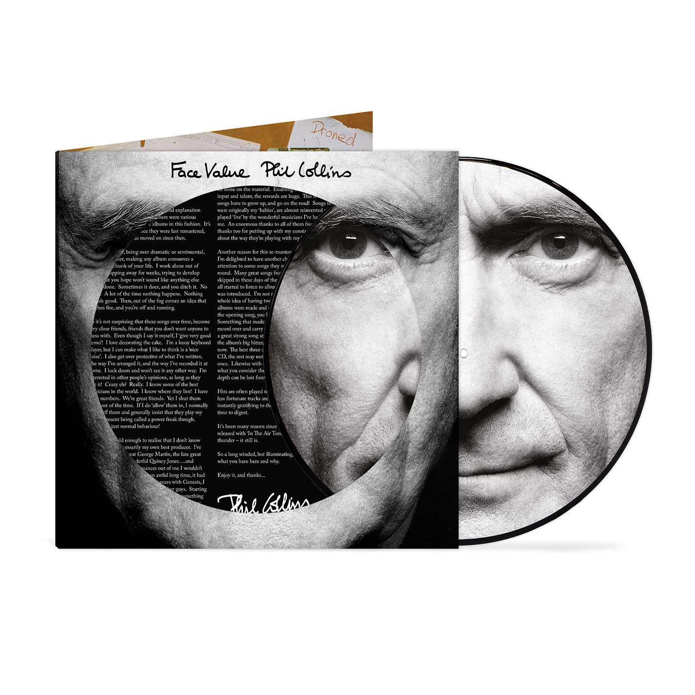 Phil Collins Face Value LP (Picture Disc)
