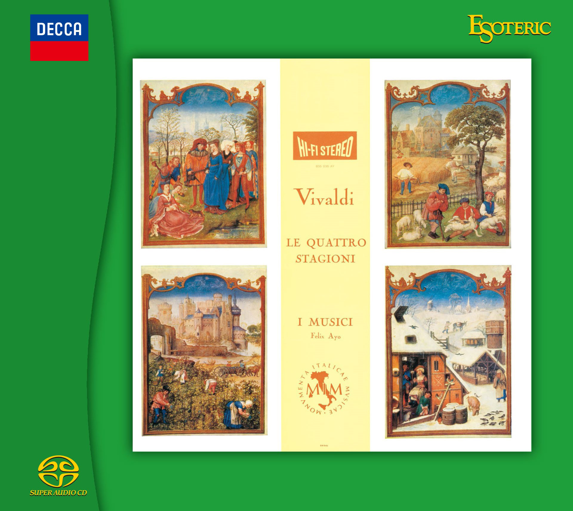 I Musici Vivaldi Le Quattro Stagioni Hybrid Stereo Japanese Import