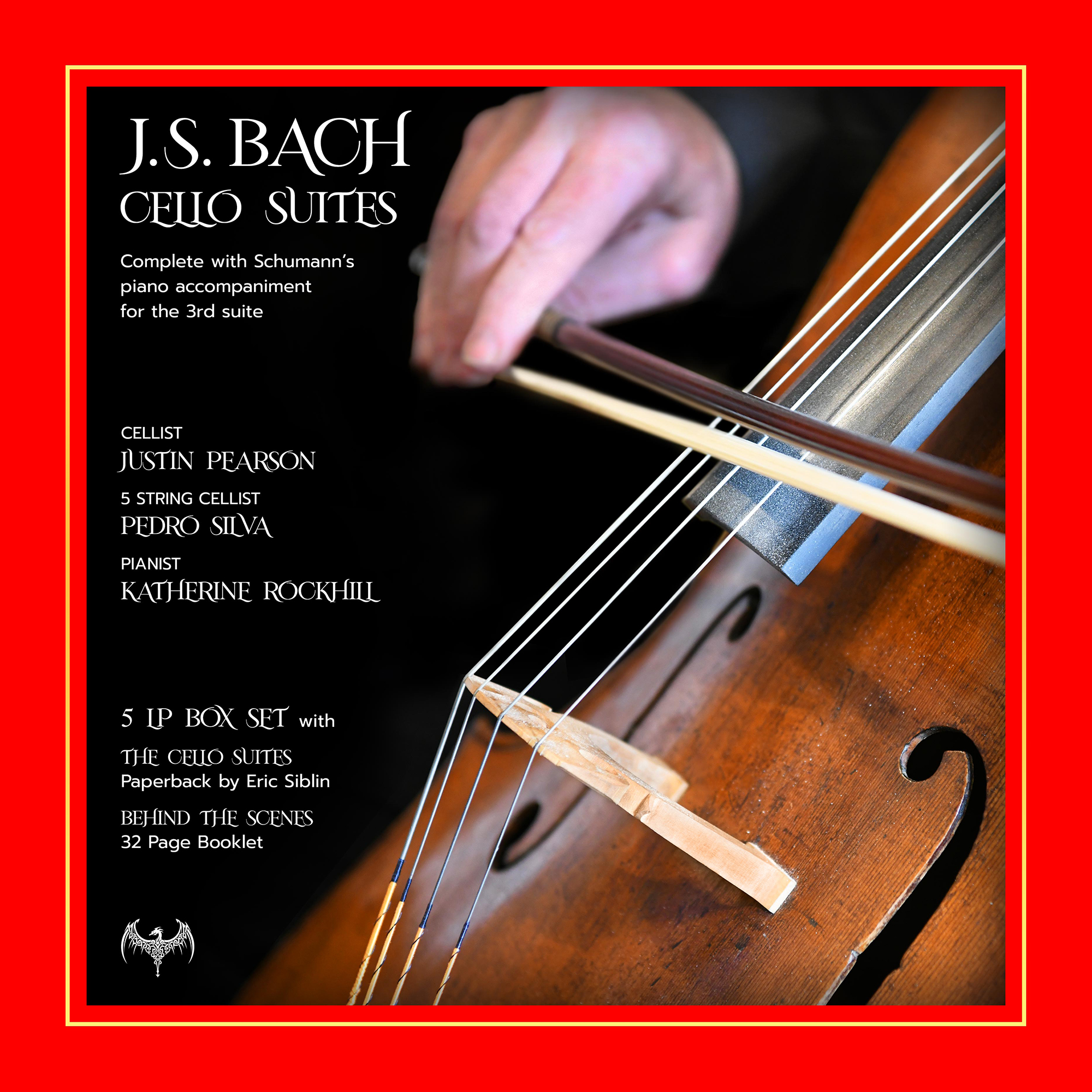 J.S. Bach Cello Suites Import 5LP Box Set
