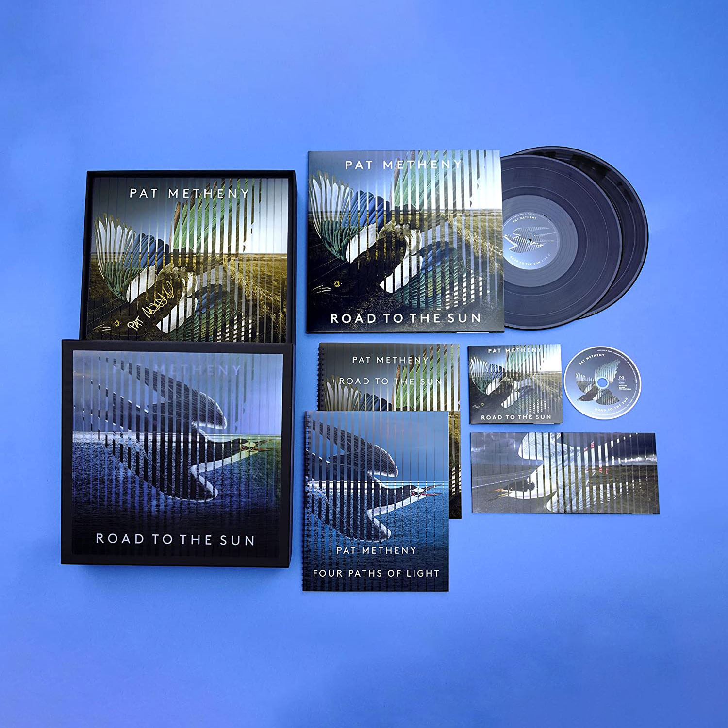 Pat Metheny Road To The Sun 2LP, CD & 2 Book Box Set (Autographed)