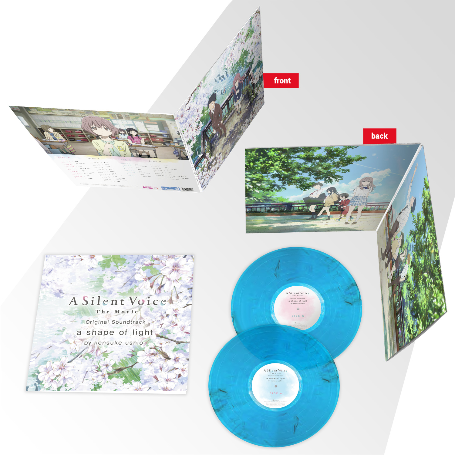 Kensuke Ushio A Silent Voice Original Soundtrack 180g 2LP (Blue