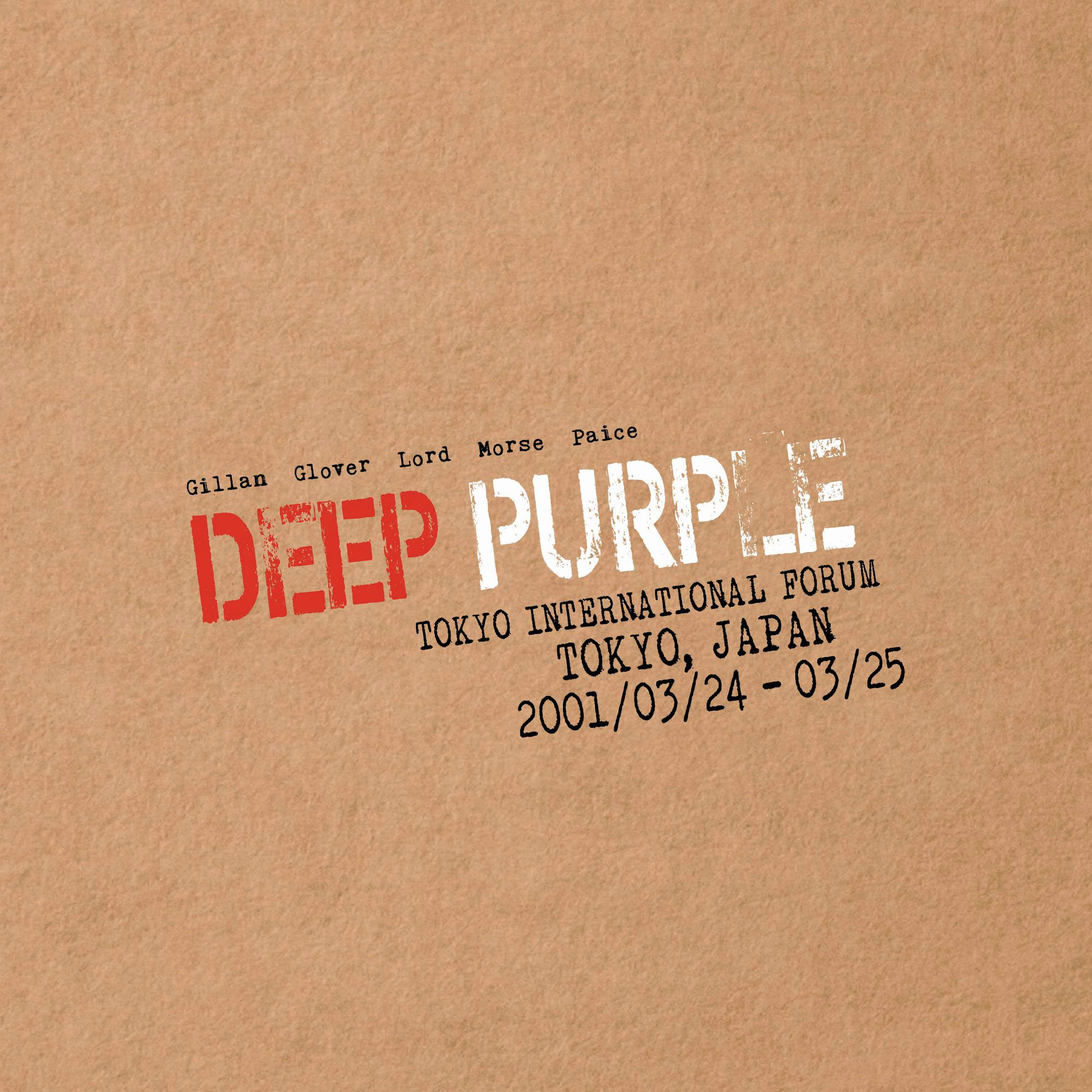 Deep Purple Live in Tokyo 2001 Numbered Limited Edition 4LP
