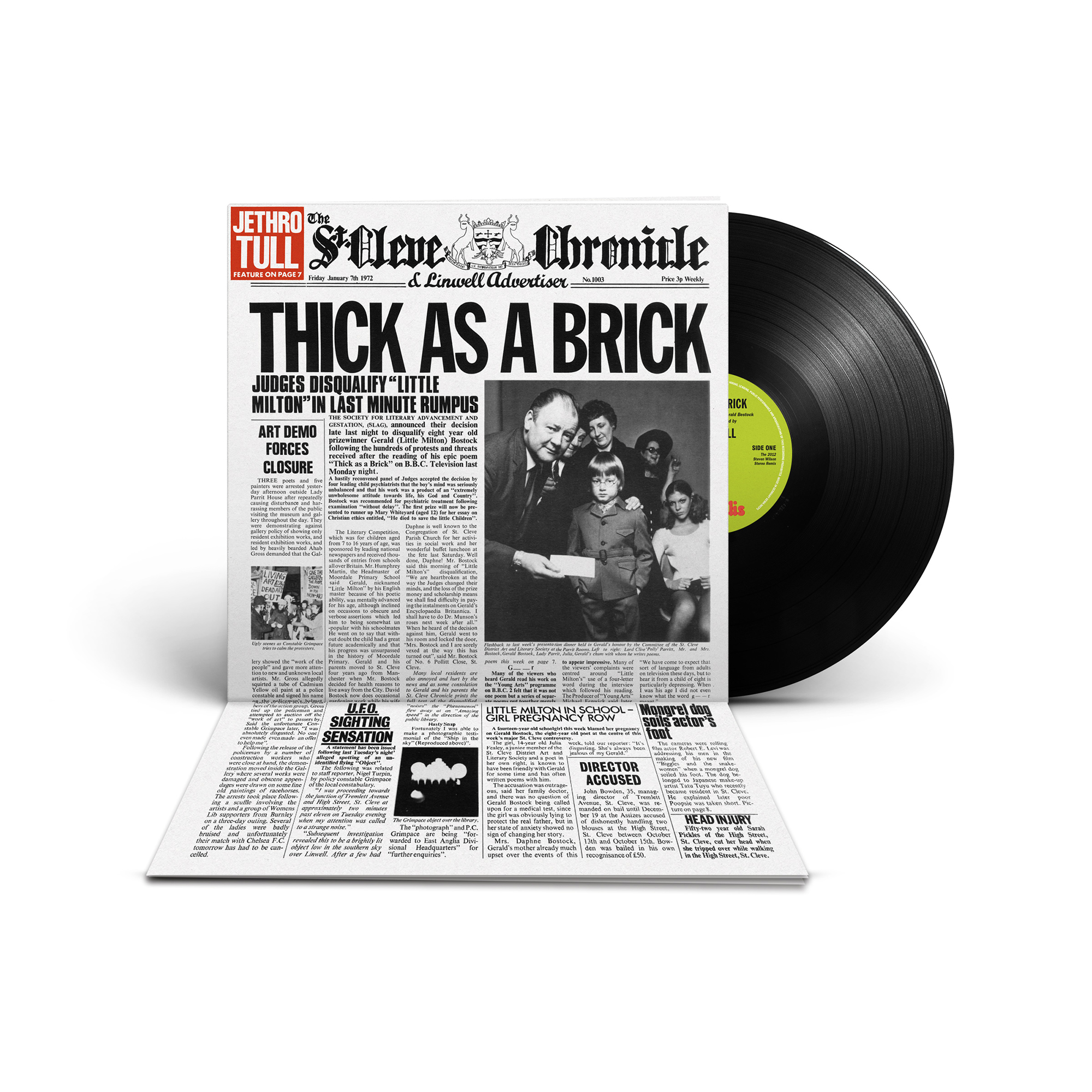 JETHRO TULL/THICK AS A BRICK/日本盤、未開封 Jethro Tull Thick as a Brick (50th Anniversary) Half-Speed Mastered LP