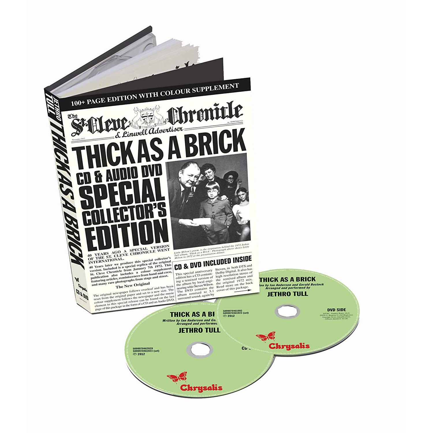 Jethro Tull Thick as a Brick 40th Anniversary Special Collector's 