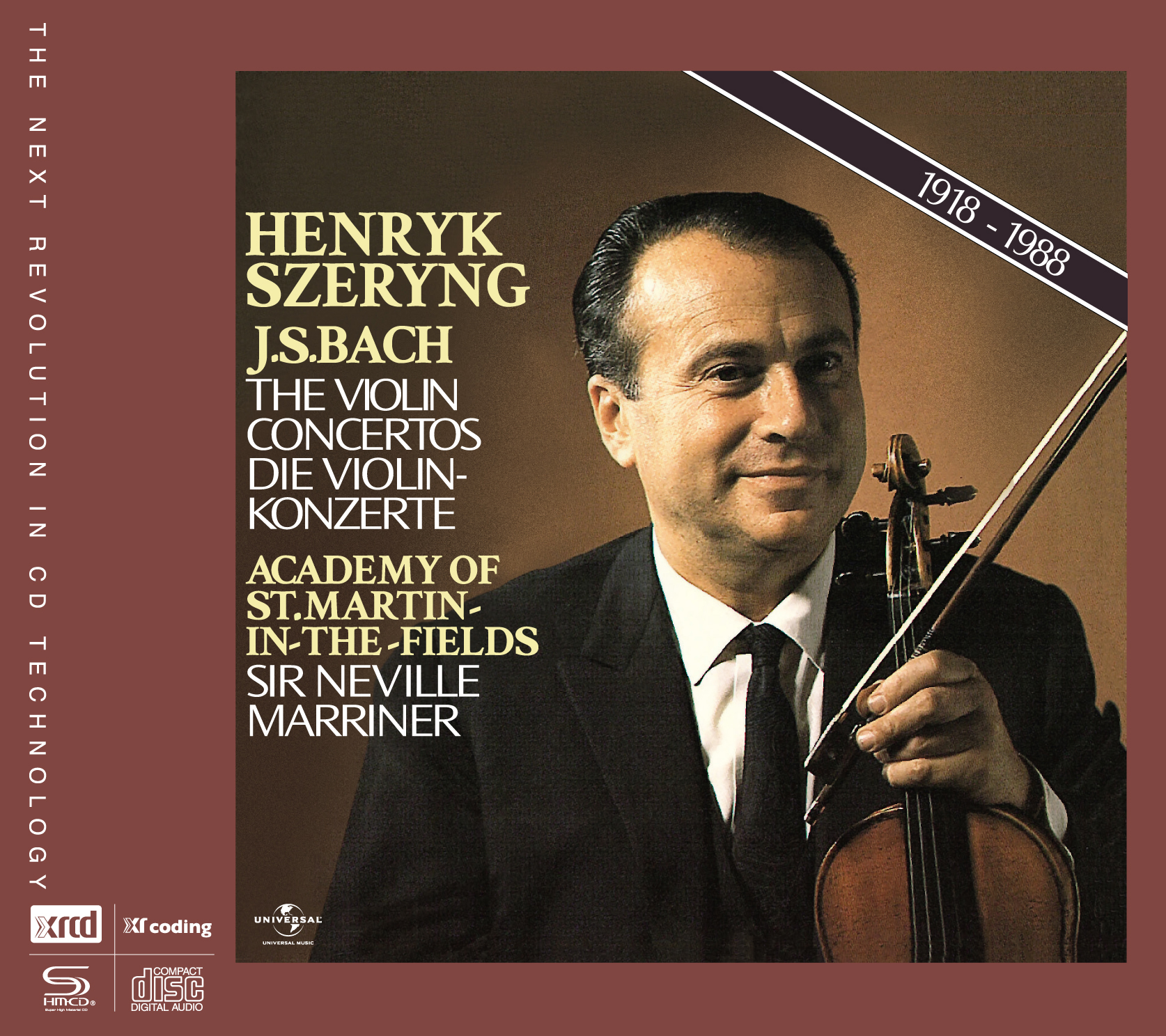 クラシック esoteric J.S. Bach: Violin Concertos クラシック esoteric J.S. Bach: Violin Concertos クラシック