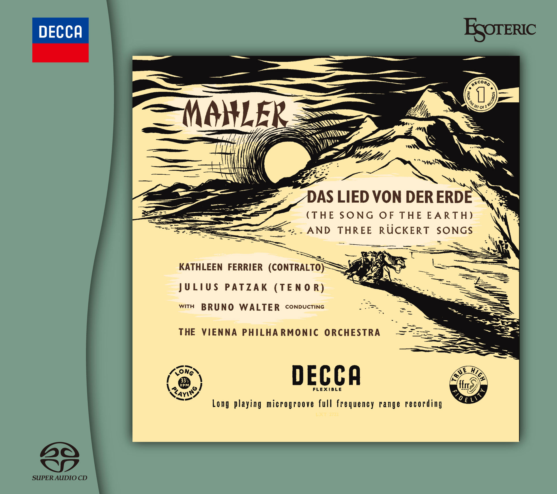 Bruno Walter Mahler Das Lied von der Erde, Ruckert-Lieder Hybrid