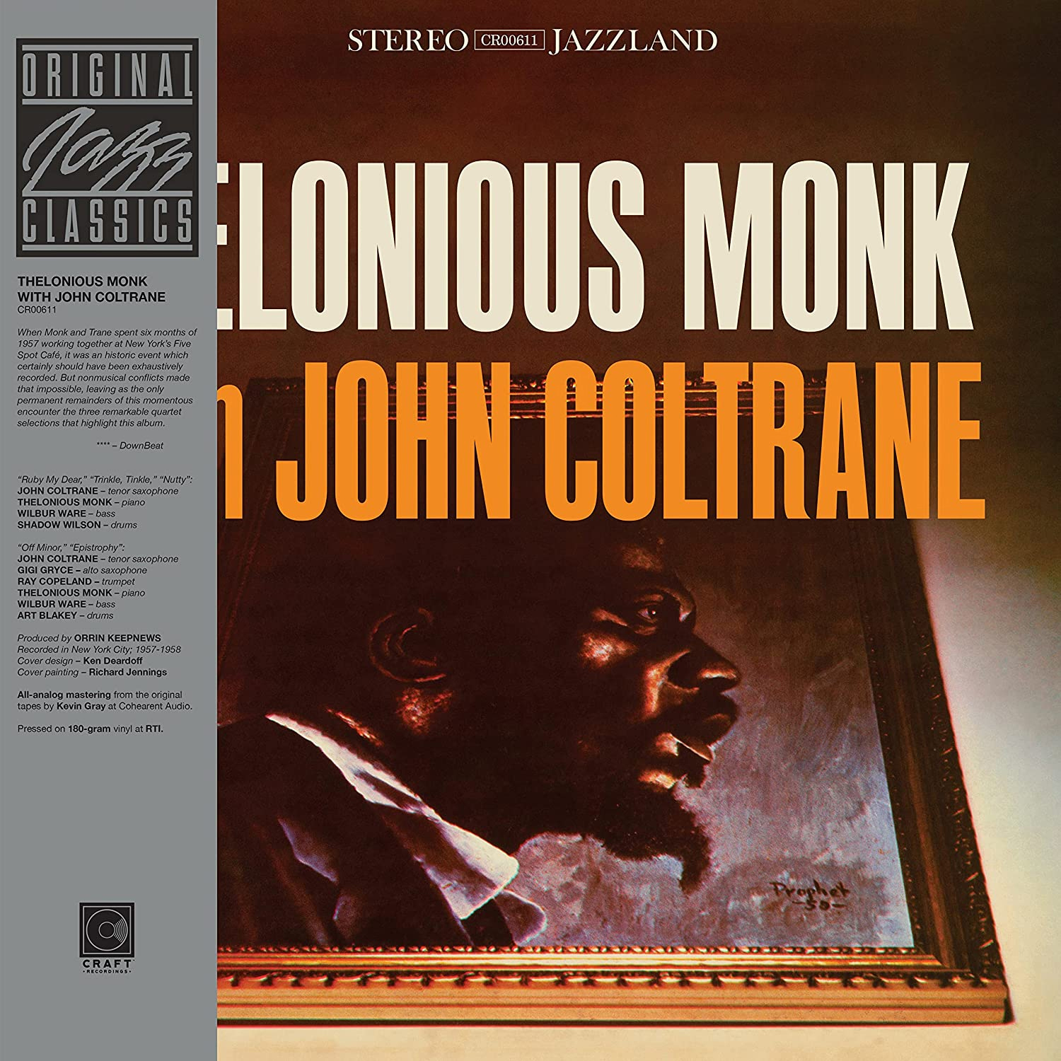 Thelonious Monk & John Coltrane Thelonious Monk with John Coltrane