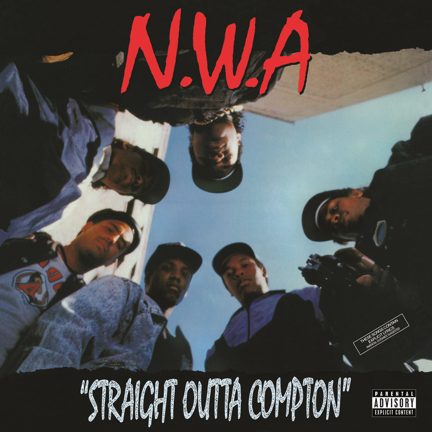 N.W.A Straight Outta Compton LP (Red Vinyl)