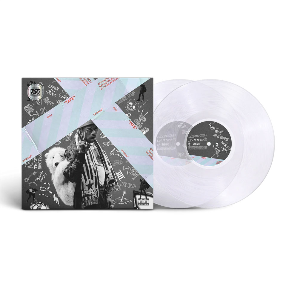 Lil Uzi Vert Luv Is Rage 2 2LP (Crystal Clear Vinyl)