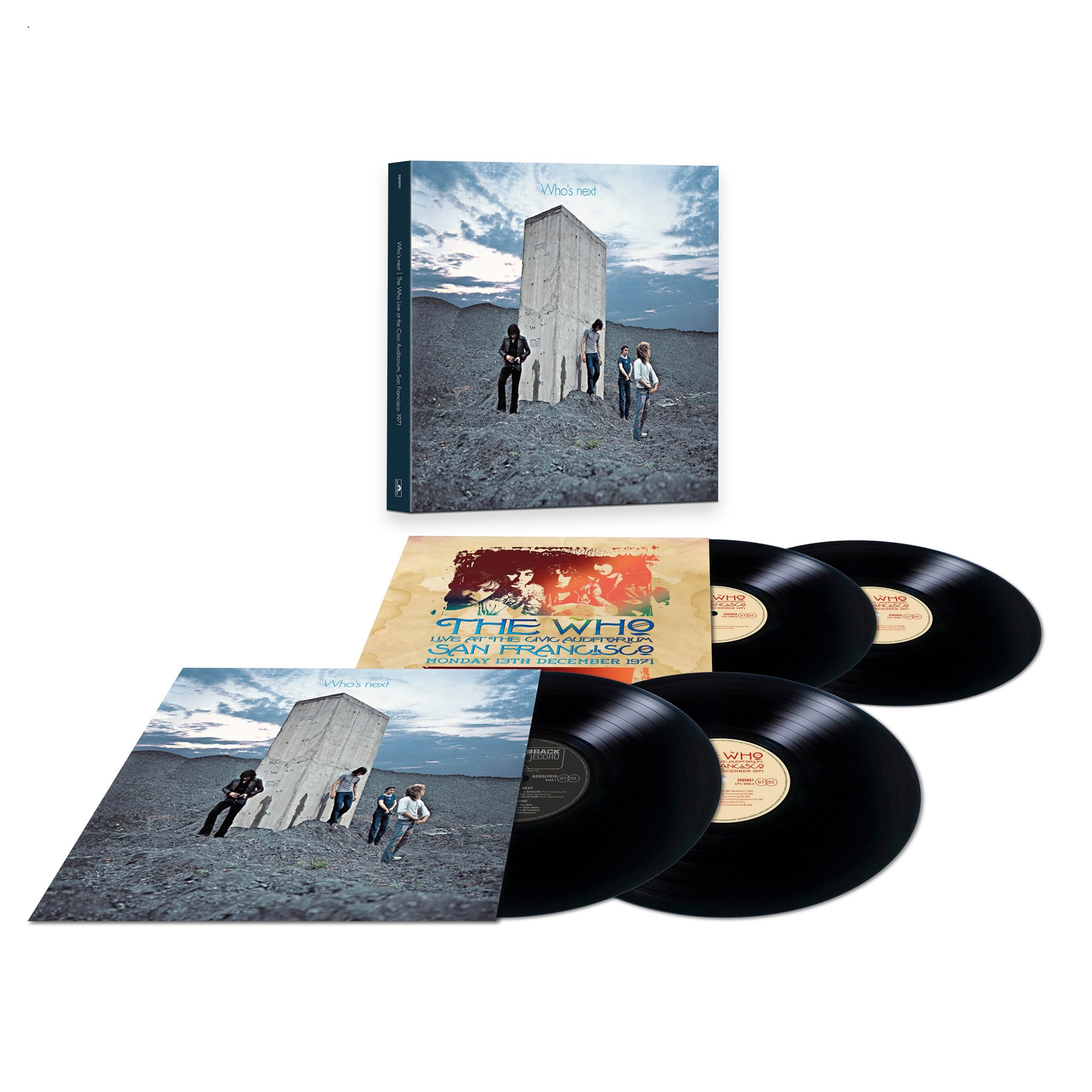 The Who Who's next & San Francisco 1971 180g 4LP Box Set