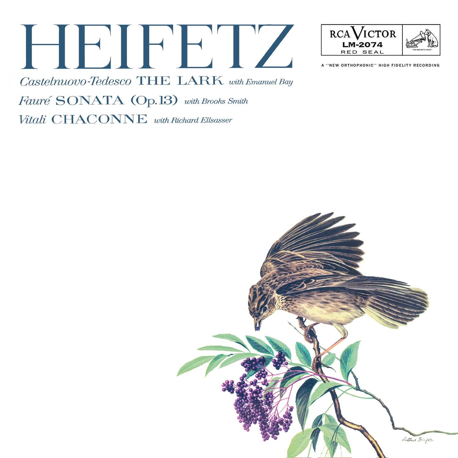Jascha Heifetz The Lark 180g LP (Mono)