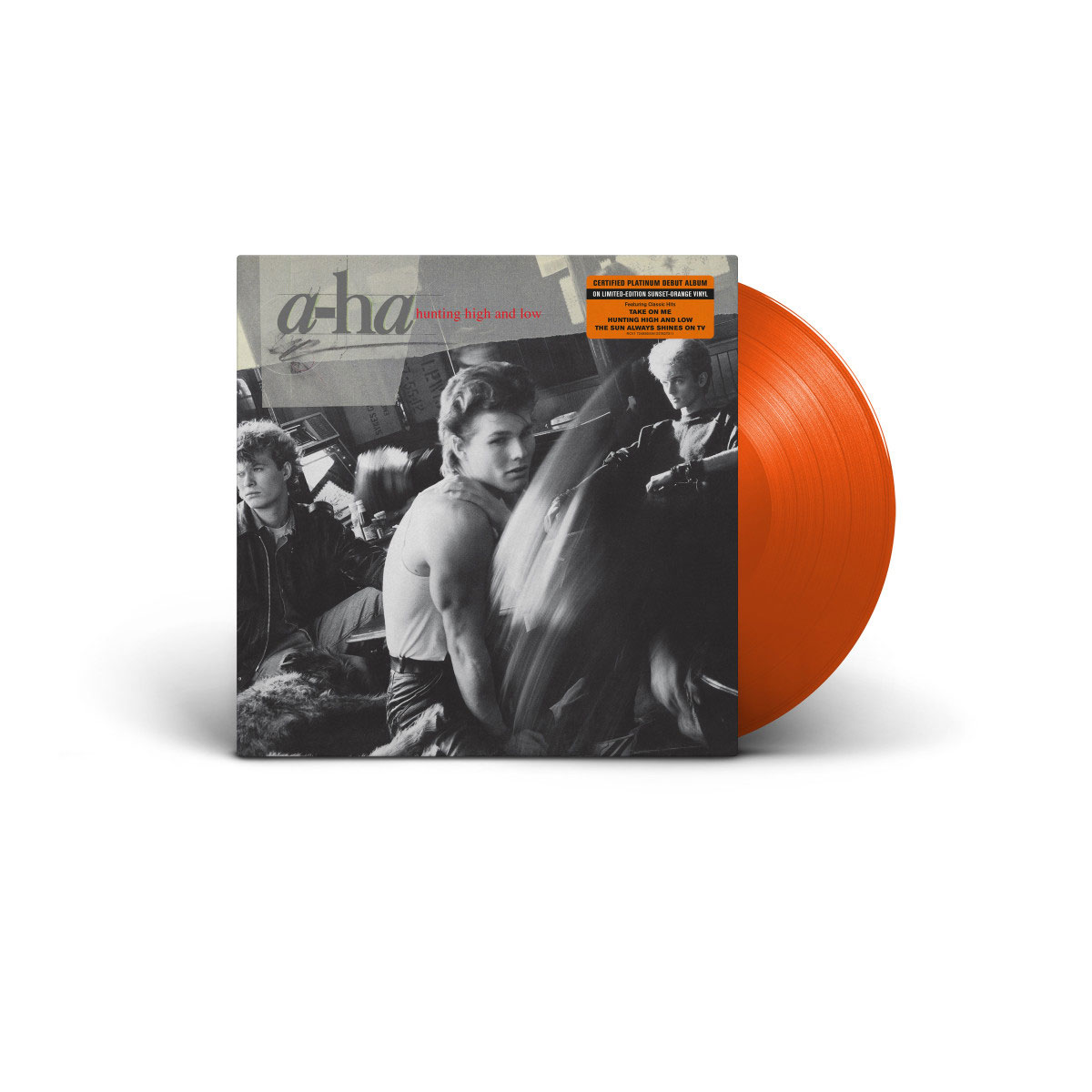 a-ha Hunting High and Low LP (Orange Vinyl)