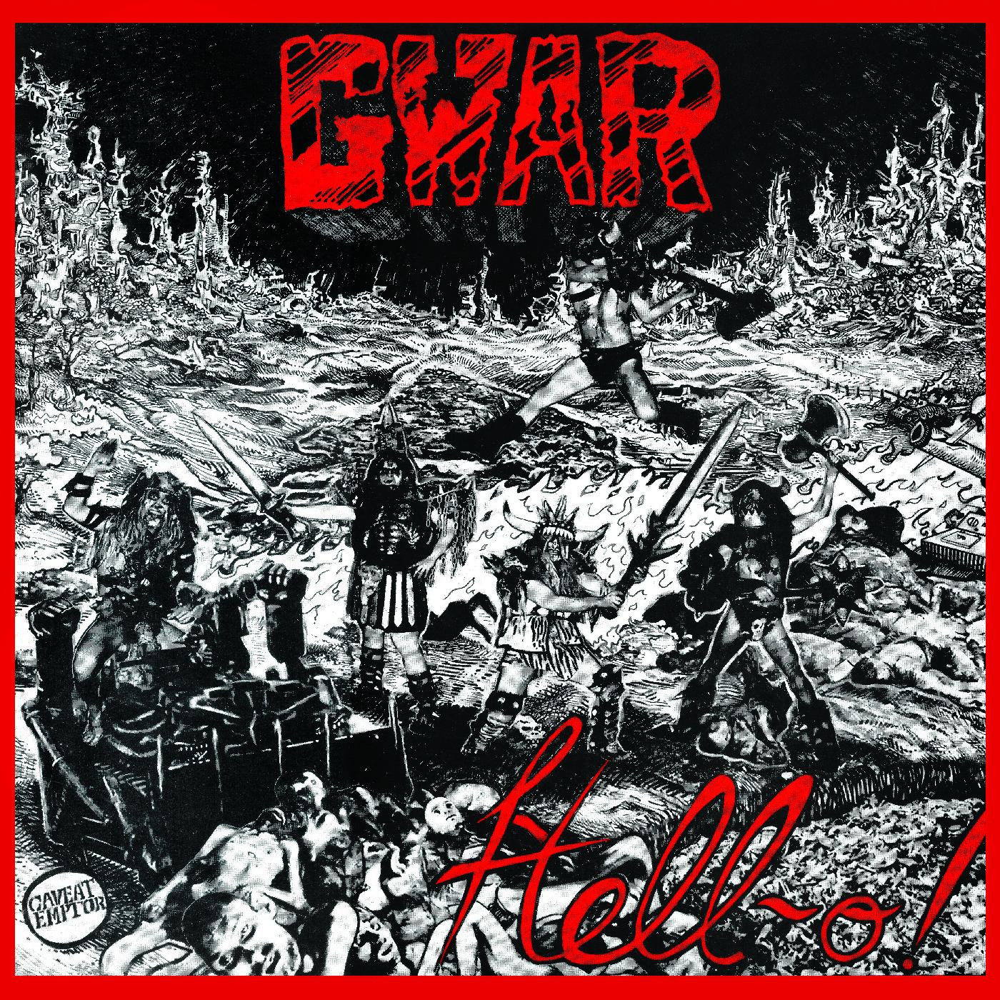 GWAR Hell-O! (36th Anniversary Edition) LP (Clear with Red Splatter Vinyl)