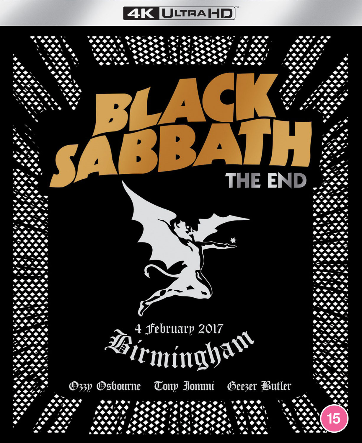 Black Sabbath The End 4K Ultra HD Blu-Ray Video Disc