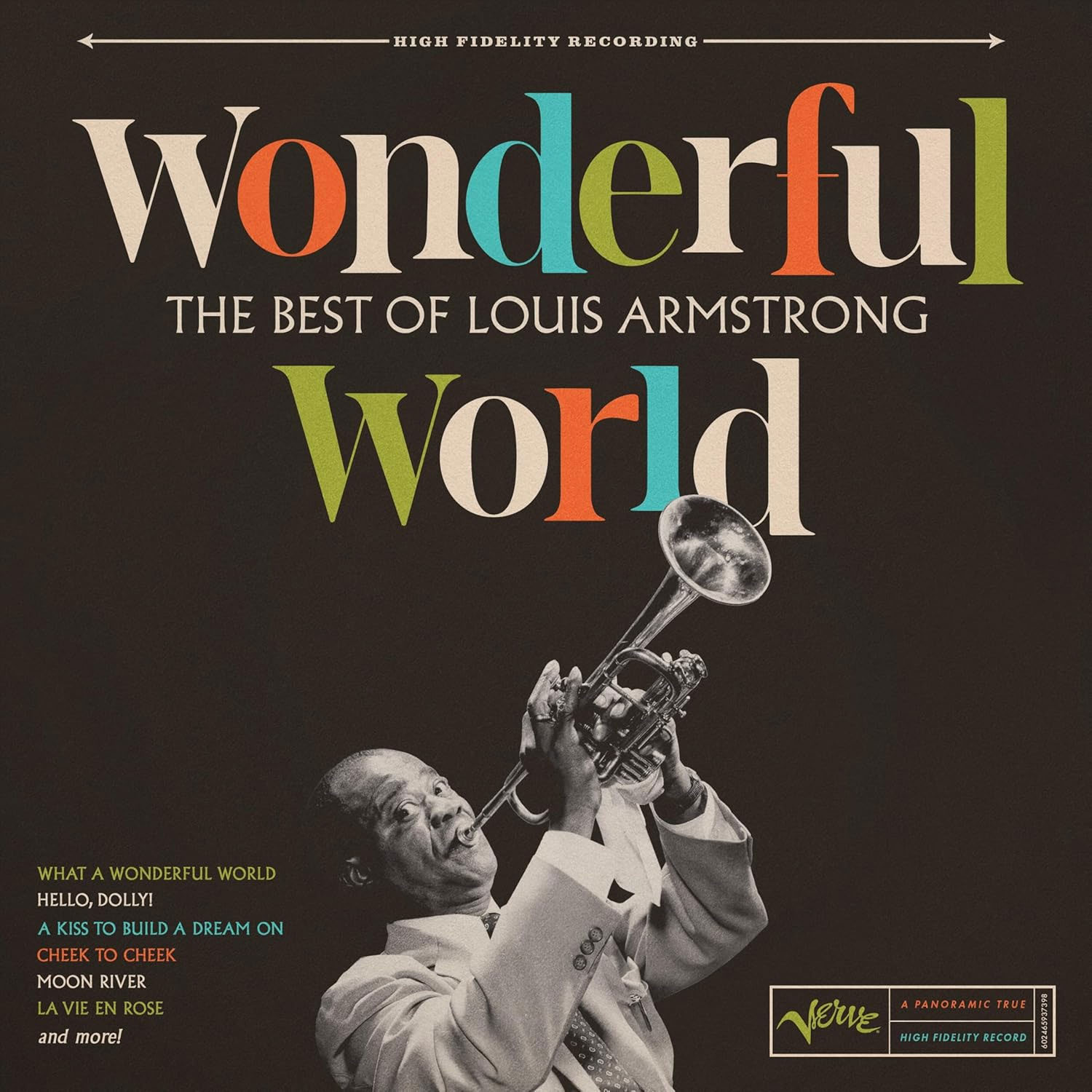 Louis Armstrong Wonderful World: The Best of Louis Armstrong LP