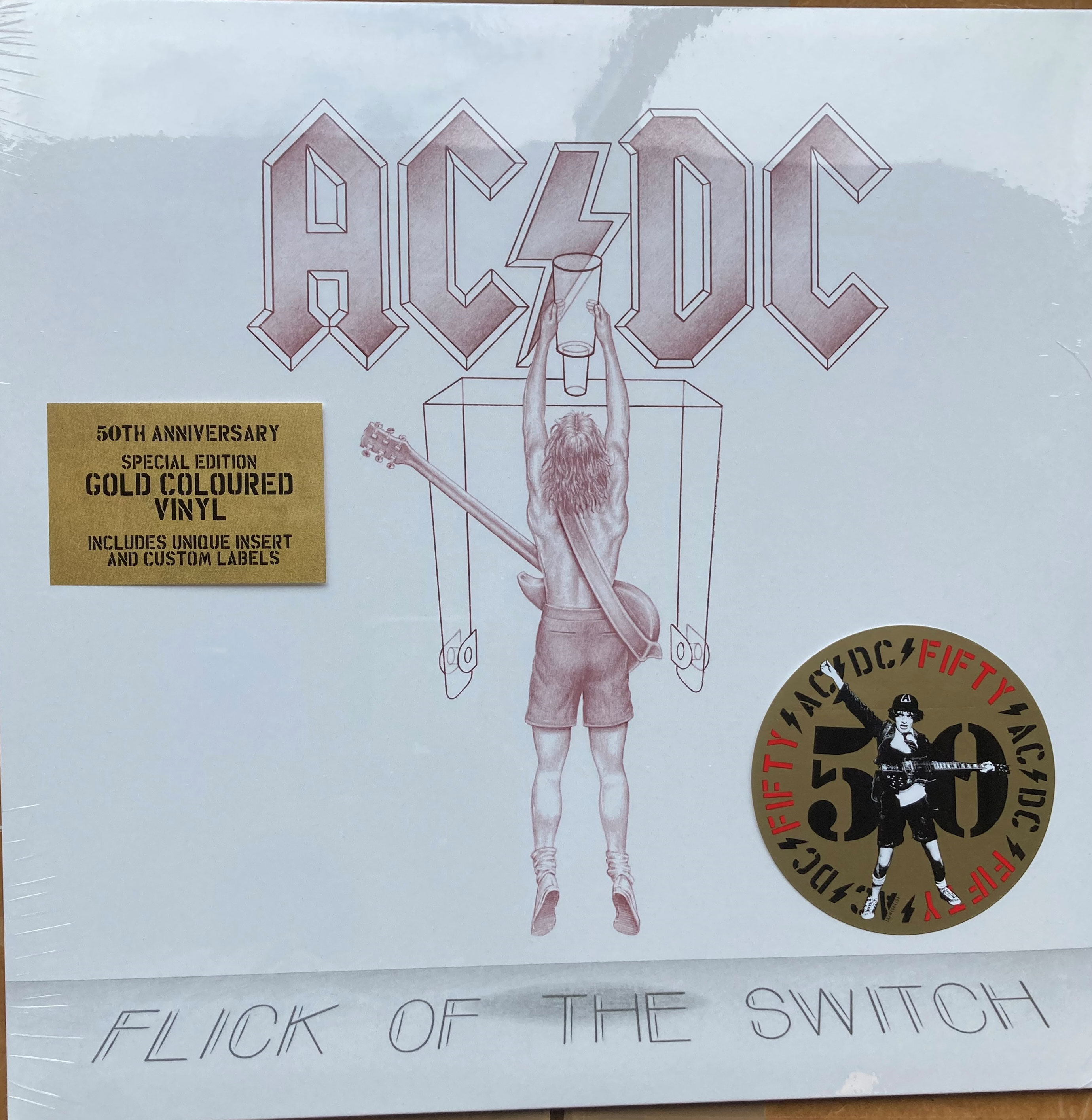 AC/DC Flick of the Switch レコード AC/DC Flick of the Switch LP (Gold Vinyl)