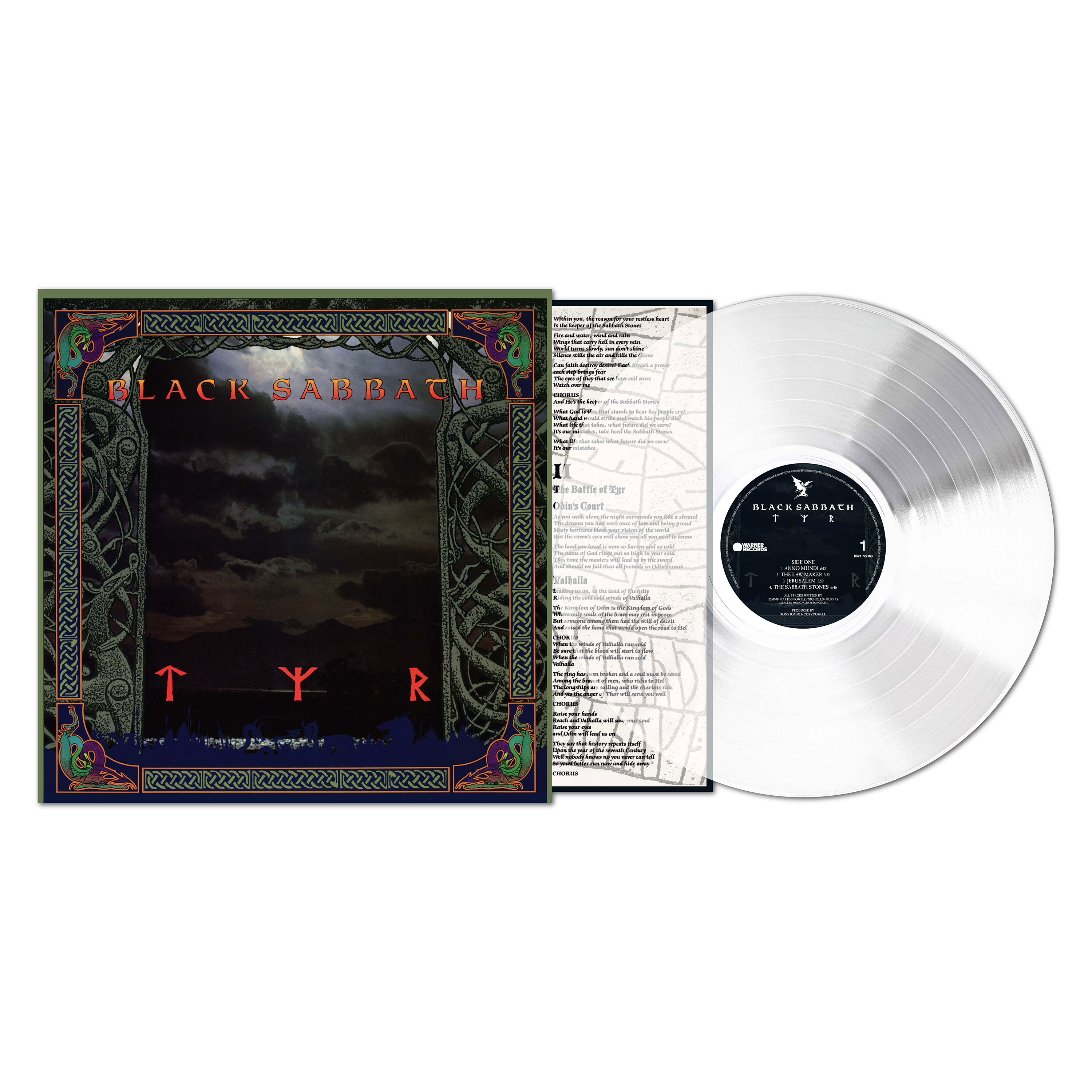 ボーナストラック入【レア英国Pic LP】BLACK SABBATH /TYR Black Sabbath Tyr LP (Clear Vinyl)