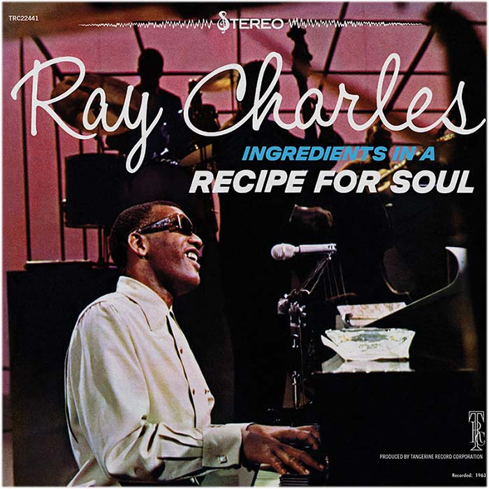 Searching For Soul LPレコード Ray Charles Ingredients in a Recipe for Soul LP (Opaque Orange Vinyl)