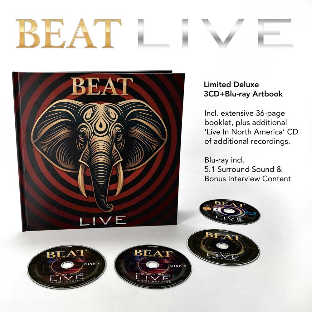 Beat Live 3CD & Blu-Ray Artbook