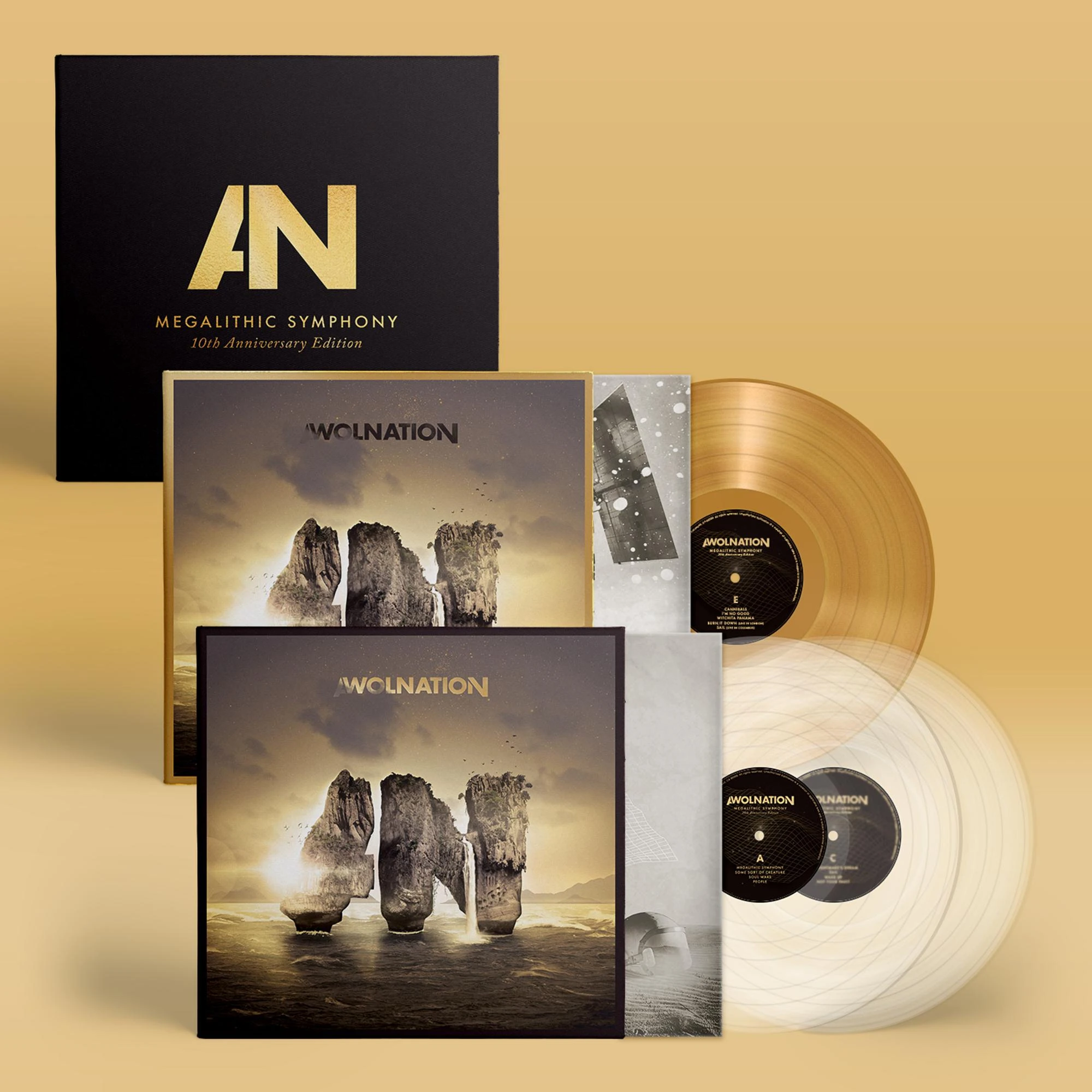 Awolnation Megalithic Symphony 10th Anniversary 180g 3LP (Clear 