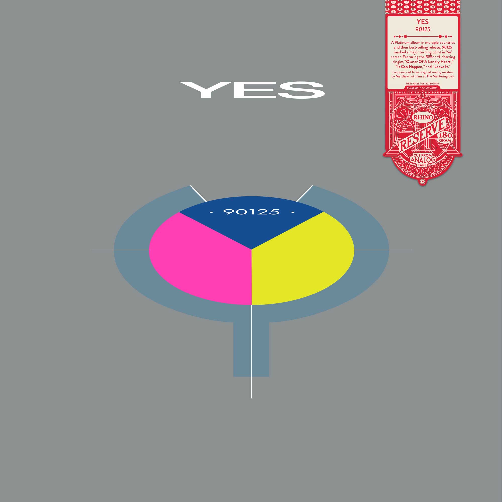 Yes 90125 (Rhino Reserve) 180g LP