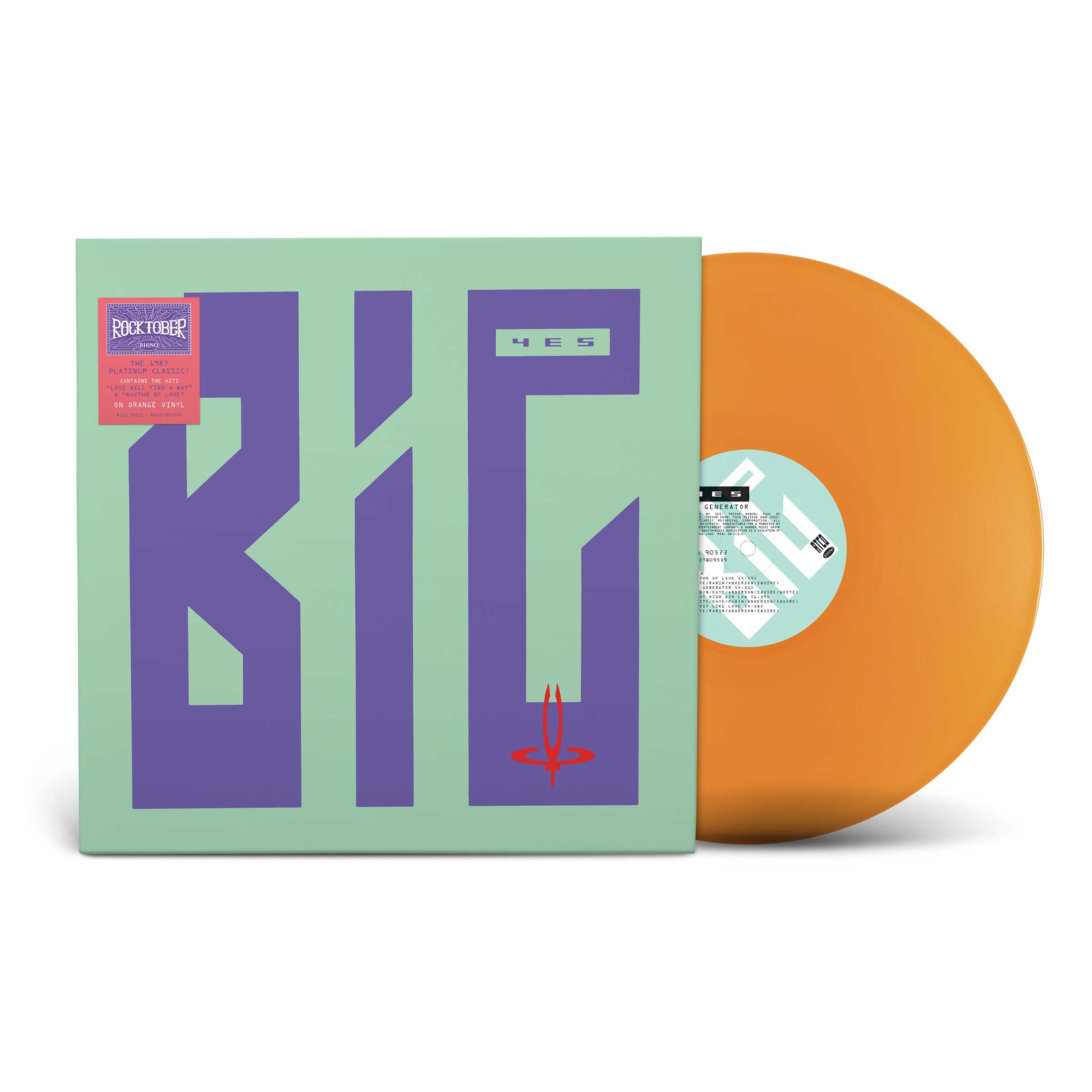 Yes Big Generator LP (Orange Vinyl)
