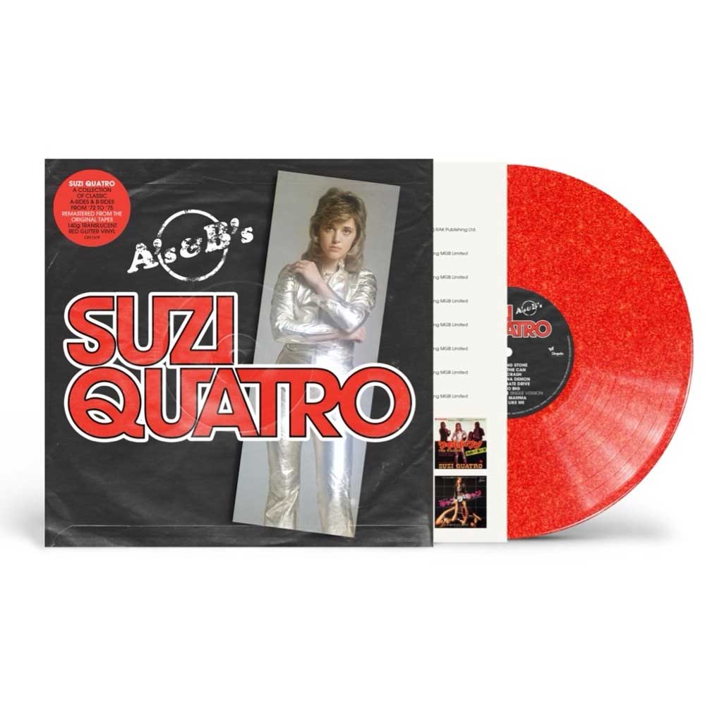 Suzi Quatro A's & B's LP (Red Glitter Vinyl)