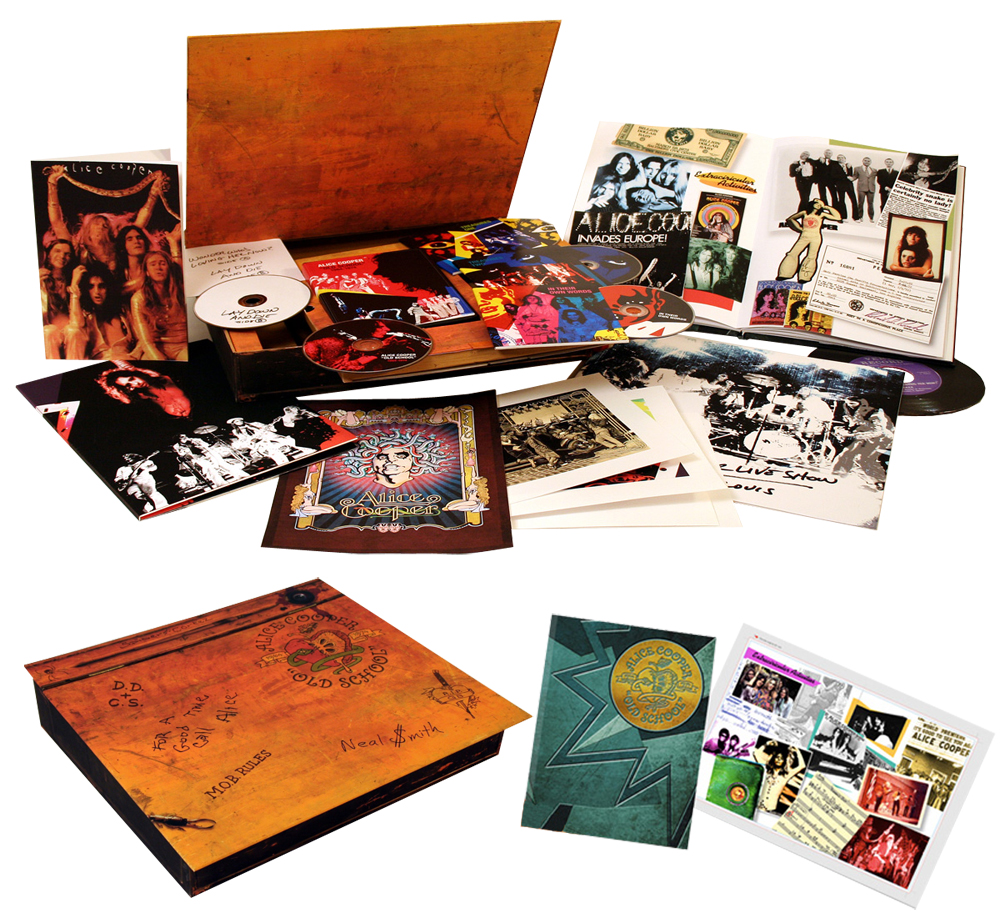 Alice Cooper Old School 1964-1974 180g LP/4CD/7/DVD Box Set