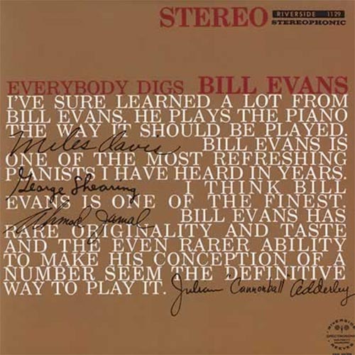 RSD Mono 新品 Everybody Digs Bill Evans everybodydigsbillevans-mono--