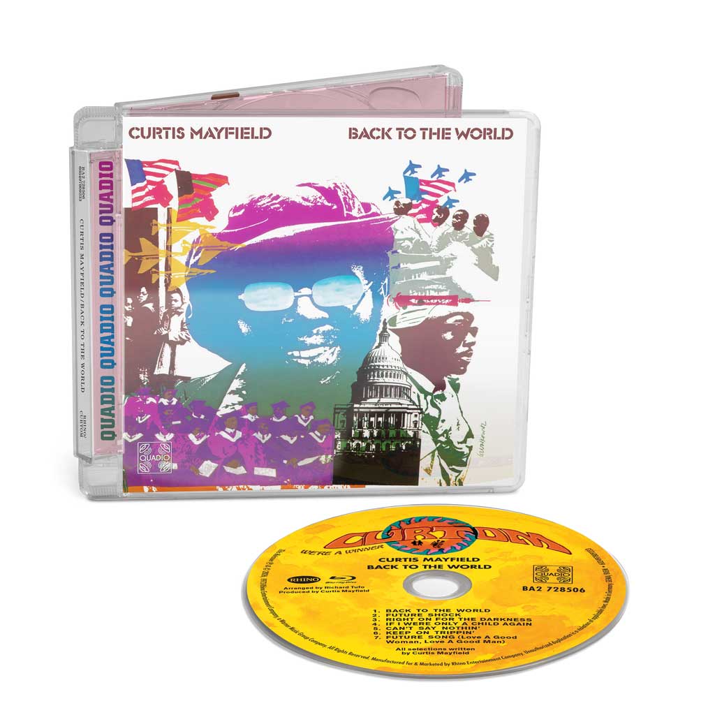 Curtis Mayfield / Back To The World 日本盤 Curtis Mayfield Back to the World (Quadio) Blu-Ray Audio Disc