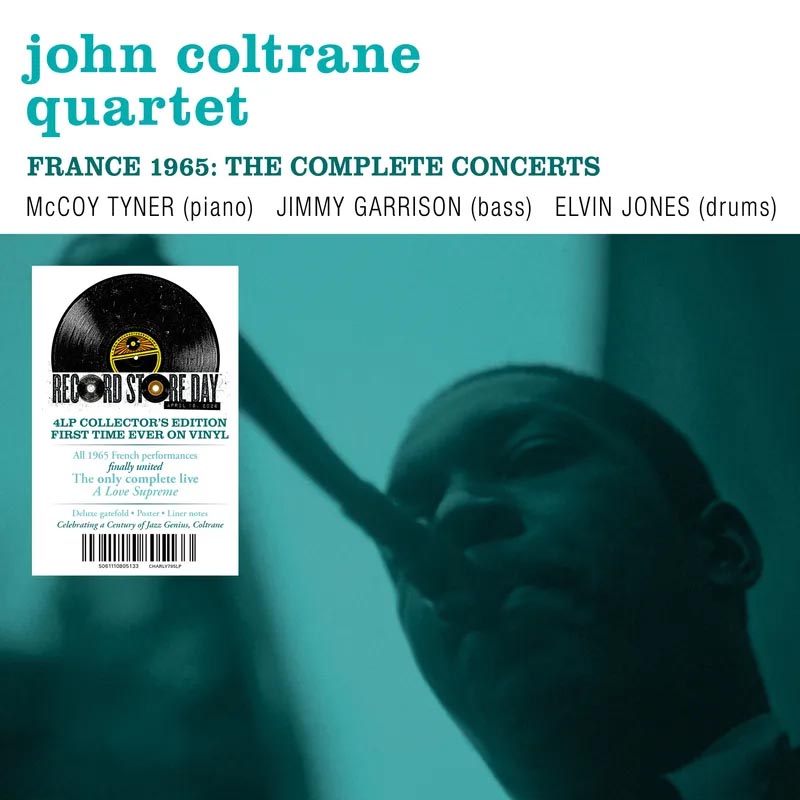 John Coltrane レコード John Coltrane Quartet France 1965: The Complete Concerts RSD