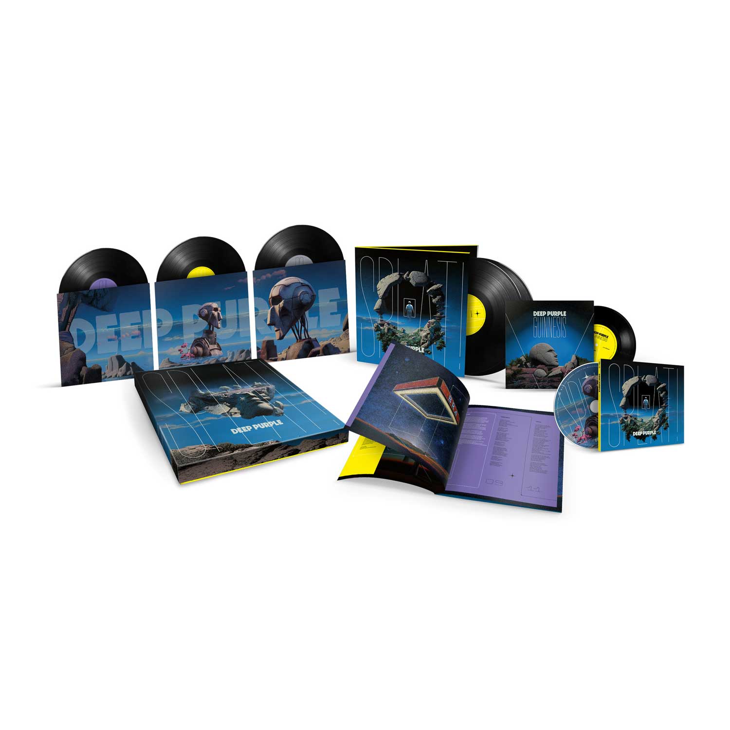Deep Purple SPLAT! 180g 2LP, CD, 3 10