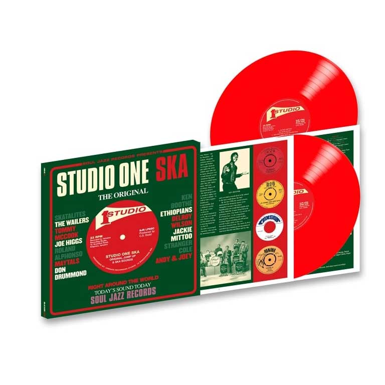 Soul Jazz Records Presents: Studio One Ska 2LP (Red Vinyl)