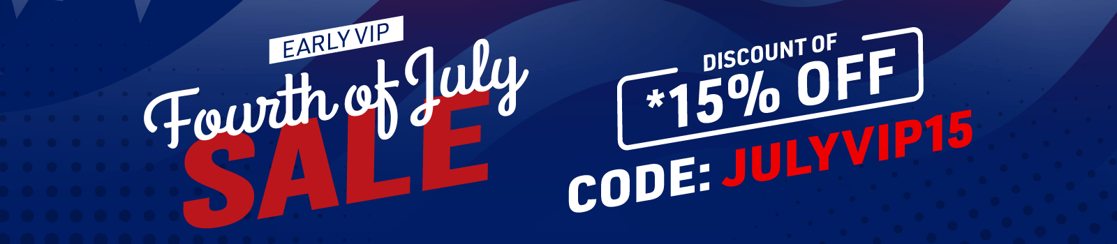 15% VIP Sale