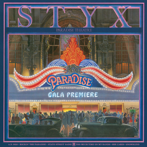 英LP Styx Paradise Theater UKオリジナル盤1stプレス Styx Paradise Theatre 180g LP