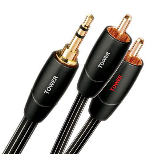 AudioQuest Tower 1.0M Mini Plug/RCA Interconnect Cable