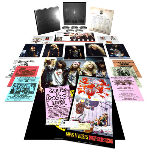 GUNS N’ ROSES来日記念BOX 2個セット USE APPETITE Guns N' Roses Appetite For Destruction Super Deluxe Edition 4CD