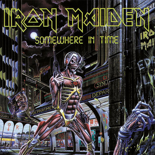 美盤 アイアンメイデン Iron Maiden サムホエア・イン・タイム LP Iron Maiden Somewhere in Time 180g LP