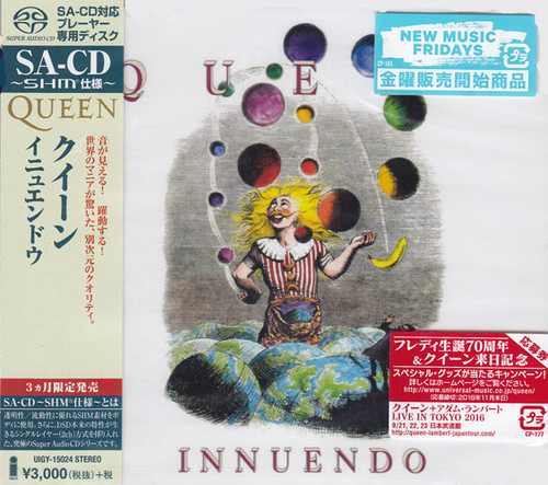 Queen Innuendo Single-Layer Stereo Japanese Import SHM-SACD