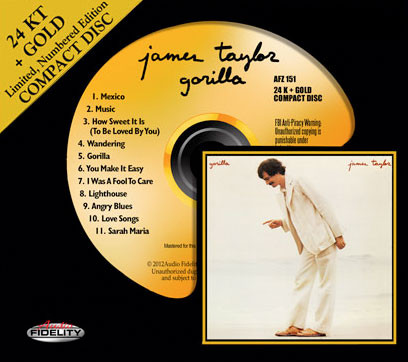 James Taylor Gorilla Gold CD