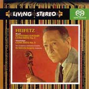 Jascha Heifetz Bruch Scottish Fantasy & Vieuxtemps Concerto No. 5