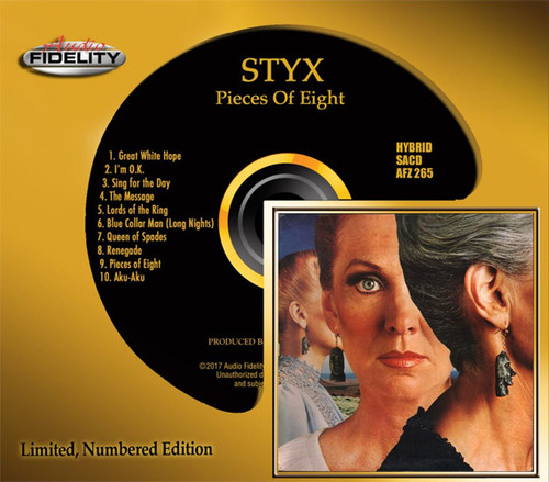 廃盤 HYBRID SACD STYX PIECES OF EIGHT Styx Pieces of Eight Numbered Limited Edition Hybrid Stereo SACD