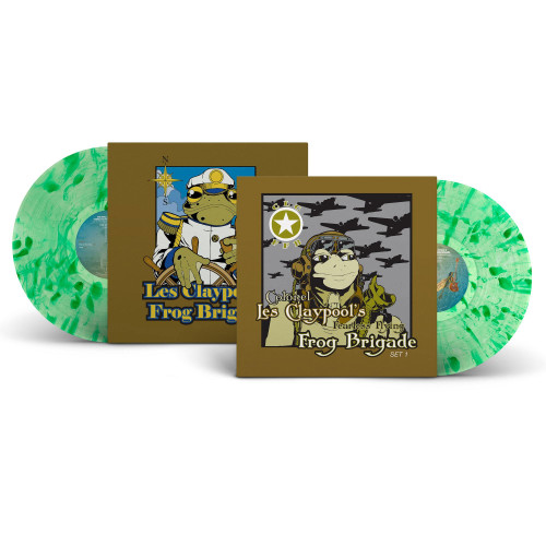 Les Claypool's Frog Brigade Live Frogs Set 1 & 2 3LP (Green