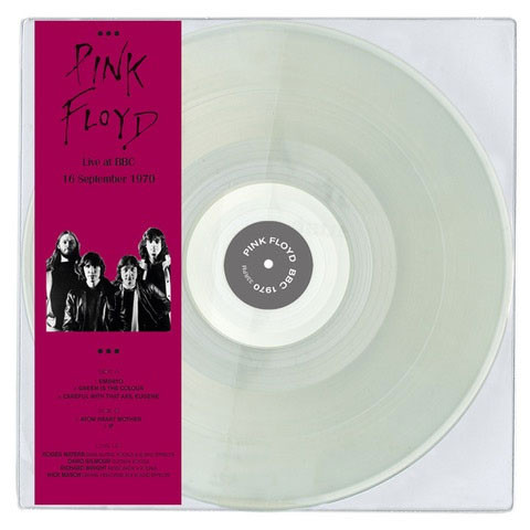 Pink Floyd Live At BBC 16 September 1970 Import LP (Clear Vinyl)
