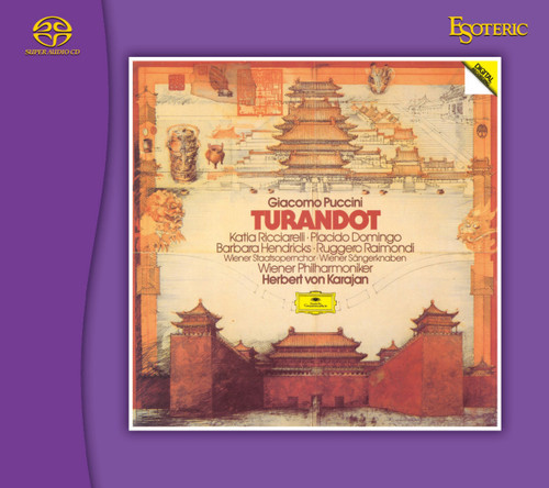 Herbert von Karajan Puccini Turandot Hybrid Stereo Japanese Import