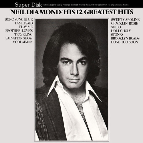 Neil Diamond His 12 Greatest Hits Half-Speed Mastered LP