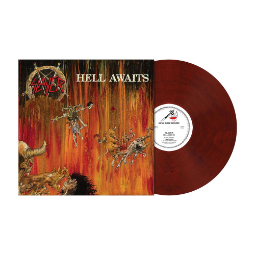 激レア 日本盤 SLAYER HELL AWAITS 帯付き レコード LP Slayer Hell Awaits LP (Red Marbled Vinyl)